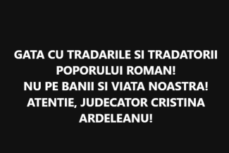 Știri de azi | Dosar penal pentru ”ultraj judiciar”, după ce un bărbat a postat pe Facebook ameninţări la adresa judecătorului de la Curtea de Apel Bucureşti care judecă dosarul anulării alegerilor - Știri de azi | 