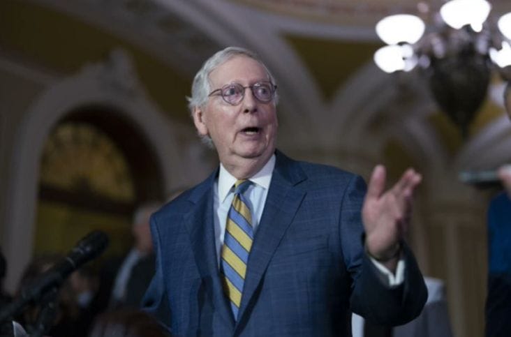 Știri de azi | Liderul senatorilor republicani Mitch McConnell a căzut când era în Capitoliul SUA. El a suferit răni minore - Știri de azi | 
