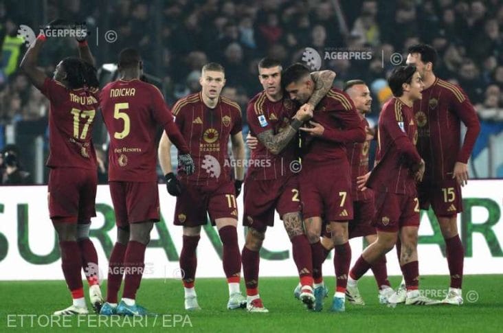 Știri de azi | Fotbal: AS Roma s-a impus în derby-ul capitalei Italiei, 2-0 cu Lazio - Știri de azi | 