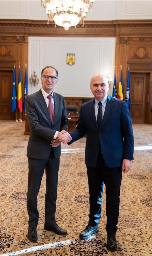 Știri de azi | Ilie Bolojan, preşedintele Senatului, întâlnire cu ambasadorul Germaniei în România: Discuţii privind situaţia politică actuală din România şi Germania, provocările şi oportunităţile comune din contextul european - Știri de azi | 
