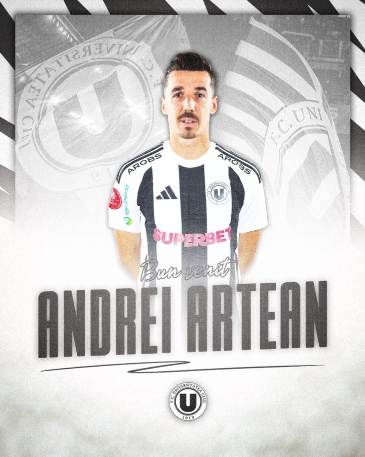 Știri de azi | Andrei Artean a plecat de la CFR la Universitatea Cluj - Știri de azi | 