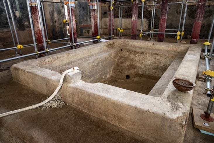 bai-private-pompei2.jpg - Știri de azi Știri de azi | Săpăturile din Pompeiul antic au scos la iveală un complex somptuos de băi private – FOTO - Știri de azi |