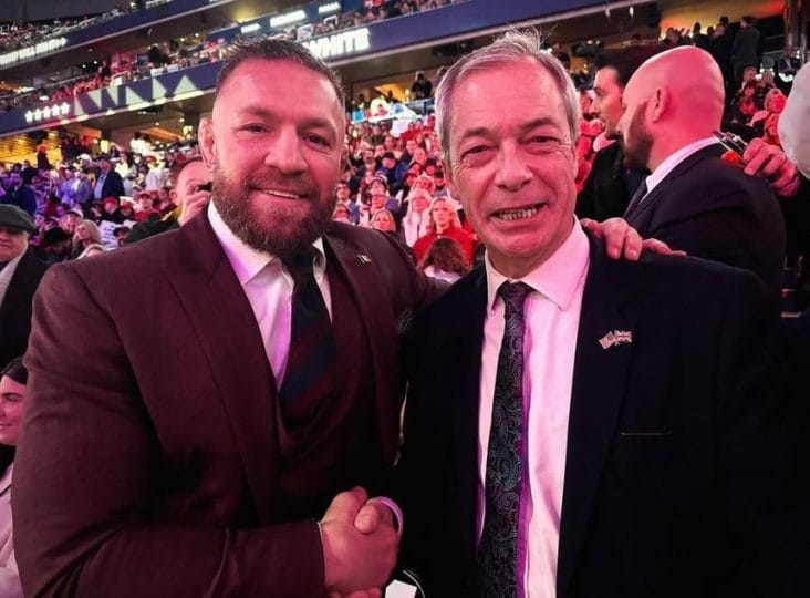 conor.jpg - Știri de azi Știri de azi | Conor McGregor a fost prezent la ultimul miting al lui Donald Trump înainte de învestitură. El s-a fotografiat alături de Nigel Farage – FOTO, VIDEO - Știri de azi |