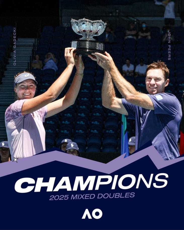 Știri de azi | Australian Open: Gadecki şi Peers au câştigat titlul la dublu mixt. Finala a fost între două echipe de australieni - Știri de azi | 