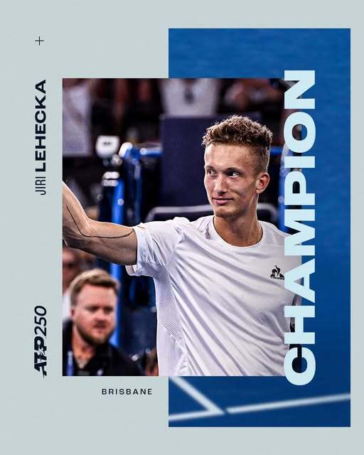 lehecka.jpg - Știri de azi Știri de azi | Jiri Lehecka a câştigat turneului ATP de la Brisbane, după abandonul lui Opelka - Știri de azi |
