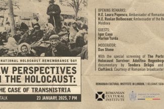 Știri de azi | Ziua Internaţională de Comemorare a Victimelor Holocaustului – ICR omagiază memoria victimelor acestui capitol tragic al istoriei prin proiecţii de filme, lansări de carte, expoziţii şi dezbateri - Știri de azi | 