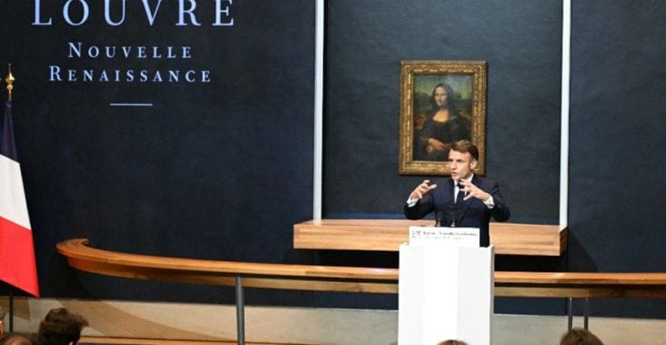 macron-luvru-afp.png - Știri de azi Știri de azi | Macron anunţă „Noua Renaştere a Luvrului”, un plan vast de adaptare a muzeului la vizite masive, crearea unei noi intrări, mutarea „Giocondei” într-un spaţiu special dedicat, renovări ample şi introducerea unui bilet mai scump pentru străinii din afara UE - Știri de azi |