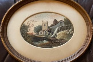 peisaj.jpg - Știri de azi Știri de azi | O pictură rară din secolul al XIX-lea, realizată de un îndrăgit artist de culoare, a fost găsită într-un magazin de vechituri - Știri de azi |