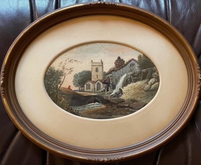 peisaj.jpg - Știri de azi Știri de azi | O pictură rară din secolul al XIX-lea, realizată de un îndrăgit artist de culoare, a fost găsită într-un magazin de vechituri - Știri de azi |