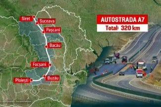 Știri de azi | VIDEO Imagini spectaculoase de pe A7 – Grindeanu: Se lucrează în condiții de iarnă pe toate cele trei loturi ale Autostrăzii Bacău-Pașcani - Știri de azi | 