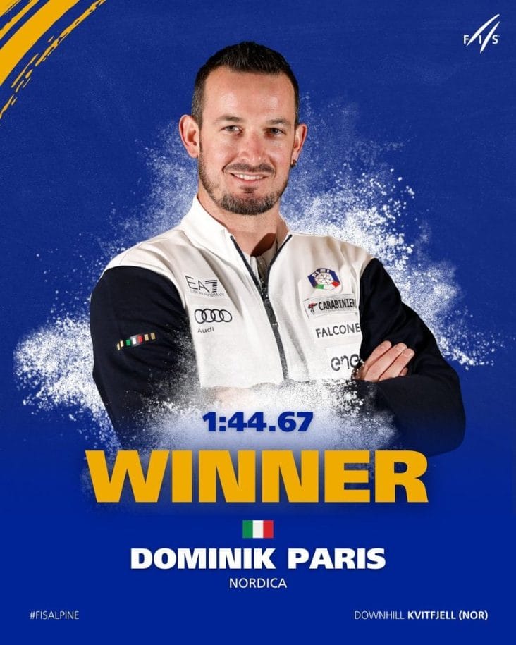 Știri de azi | Schi alpin: Italianul Dominik Paris a câştigat proba de Super-G de la Kvitfjell - Știri de azi | 