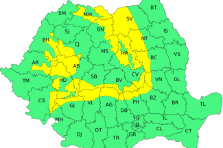 harta-anm.png - Știri de azi Știri de azi | ANM, atenţionare de vânt puternic în aproape toată zona montană, de marţi de la prânz, până miercuri dimineaţă/ La peste 1700 de metri altitudine, vântul va atinge 110 km la oră/ Cum va fi vremea în Capitală - Știri de azi |