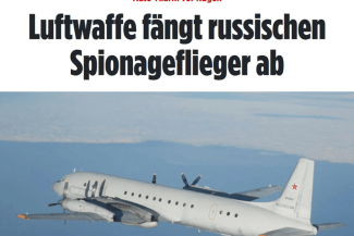 Știri de azi | Un avion rus de spionaj de tip Iliuşin 20, ”escortat” înapoi către Rusia de două avioane de luptă germane de tip Eurofighter, în urma unei Alerte de Reacţie Rapidă NATO, după ce se apropie de coasta de nord-est a Germaniei - Știri de azi | 