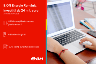 investitii-eon-energie-romania-2020-2025.png - Știri de azi Știri de azi | E.ON Energie România a investit 24 de milioane de euro în ultimii cinci ani, majoritatea în dezvoltarea serviciilor digitale pentru clienţi - Știri de azi |