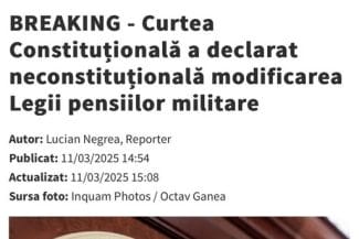 modificarea legii pensiilor militare - Știri de azi Știri de azi | Victor Ponta, reacție rapidă la decizia Curții Constituționale privind Legea pensiilor militare - Știri de azi | imagine extrasa dintr-un articol de pe site-ul stiripeurse.ro reprezentand o stire care face referire la legea pensiilor militare