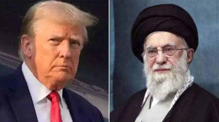 trump-khamenei-tw.png - Știri de azi Știri de azi | Trump i-a dat lui Khamenei un ultimatum de două luni să negocieze un acord nuclear şi l-a ameninţat cu ”alte mijloace” de soluţionare a diferendelor, dezvăluie surse la curent cu o scrisoare transmisă prin intermediul UAE - Știri de azi |