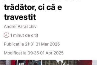vitor_ponta - Știri de azi Știri de azi | Victor Ponta răspunde atacurilor politice: “Românii s-au săturat de gâlceavă și aroganță - Știri de azi | Captură de ecran cu postarea lui Victor Ponta pe Facebook, alături de un titlu controversat publicat de presă
