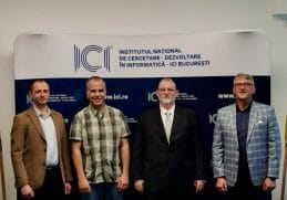 Profesorul Joe Francom de la Utah Tech University în vizită oficială la ICI București alături de Adrian-Victor Vevera