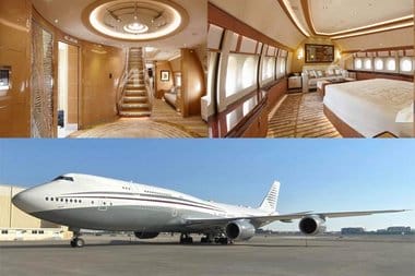 avion-trump-qatar.jpg - Știri de azi Știri de azi | Premierul Qatarului neagă că oferirea unui avion Boeing 747 pentru Trump ar fi o mită - Știri de azi |