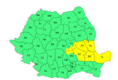 Știri de azi | Meteorologii anunţă ploi torenţiale, cu descărcări electrice şi intensificări ale vântului, în toată ţara/ Vremea se va răci accentuat/ Cod galben de ploi şi furtuni, în nordul Dobrogei, nord-estul Munteniei, sudul Moldovei şi zona Carpaţilor de Curbură - Știri de azi | 