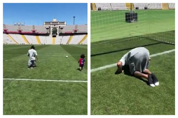 media-174775420670801400.jpg - Știri de azi Știri de azi | VIDEO Gest emoționant al lui Raphinha. A parcurs stadionul Montjuic în genunchi, în semn de recunoștință - Știri de azi |