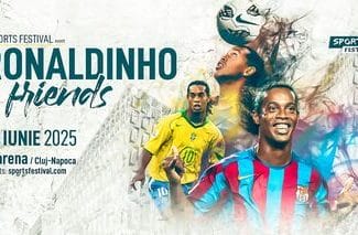 ronaldinho.jpg - Știri de azi Știri de azi | Echipa internaţională „Ronaldinho & Friends” este completă: Robert Pires vine la Sports Festival - Știri de azi |
