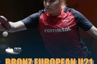 zaharia.jpg - Știri de azi Știri de azi | Tenis de masă: Elena Zaharia a obţinut bronzul la simplu feminin la CE U21. Ea este campioană europeană la dublu mixt - Știri de azi |