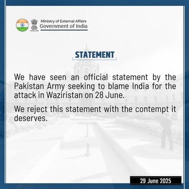 Știri de azi | India respinge afirmaţiile Pakistanului prin care încearcă să o învinovăţească pentru atacul din Waziristan - Știri de azi | 