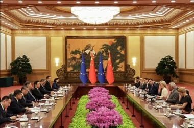 china-summit-ue-afpjpg - Știri de azi Știri de azi | Ursula von der Leyen îi cere, într-un summit China-UE la Palatului Poporului, ”soluţii adevărate” lui Xi Jinping, care îndeamnă la o consolidare a încrederii - Știri de azi |