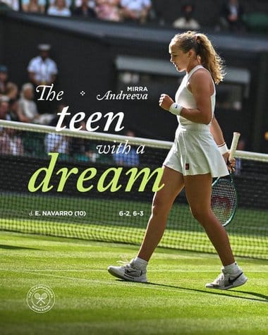 mirrajpg - Știri de azi Știri de azi | La 18 ani, Mirra Andreeva s-a calificat, în premieră, în sferturi la Wimbledon - Știri de azi |
