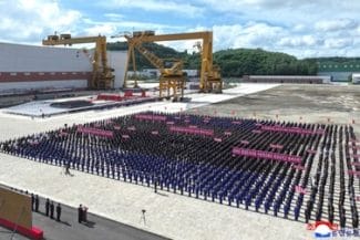 nk-distrugator-nr-3-tw2jpg - Știri de azi Știri de azi | Phenianul vrea să construiască, până la 10 octombrie 2026, o nouă navă de război de 5.000 de tone, ”Distrugătorul nr. 3 de clasa Choe Hyon”, pentru a-şi ”apăra suveranitatea maritimă inviolabilă” - Știri de azi |