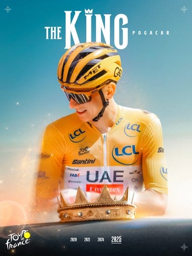 Știri de azi | Turul Franţei: Tadej Pogacar a câştigat Le Tour pentru a patra oară. Wout Van Aert s-a impus în ultima etapă - Știri de azi | 