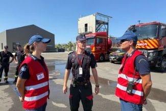 Știri de azi | IGSU: Astăzi, modulul românesc RO GFFF-V şi-a început prima zi operativă în baza de la Nea Makri, din Grecia, alături de colegii francezi - Știri de azi | 