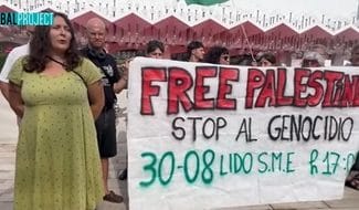 genocid-venetiajpg - Știri de azi Știri de azi | Manifestaţie pentru Gaza înainte de deschiderea Festivalului de Film de la Veneţia – VIDEO - Știri de azi |
