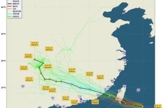 Știri de azi | Taifunul Podul a lovit sudul Taiwanului, cu rafale de vând care depăşesc 190 de kilometri la oră / Sute de zboruri anulate / Peste 5.500 de persoane, evacuate – VIDEO - Știri de azi | 