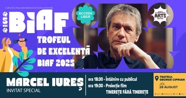 Știri de azi | Marcel Iureş, omagiat la Buzău: actorul va primi Trofeul de Excelenţă BIAF - Știri de azi | 