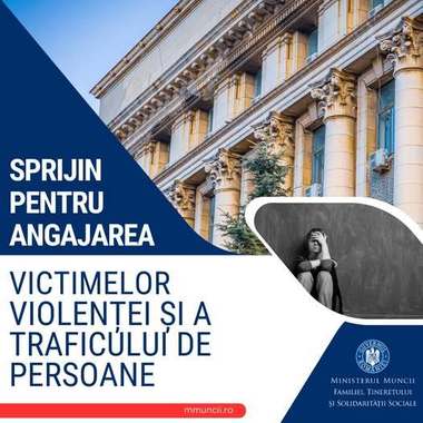 Știri de azi | Guvernul a aprobat acordarea unei subvenţii de 2.250 lei/lună angajatorilor care încadrează în muncă victime ale violenţei domestice sau ale traficului de persoane, dacă acestea sunt înregistrate ca şomeri - Știri de azi | 