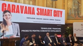 Știri de azi | ICI București susține digitalizarea în administrația locală | Dr. Adrian-Victor Vevera, director ICI București, vorbind despre digitalizarea administrației publice prin AI și blockchain la Caravana Smart City România.