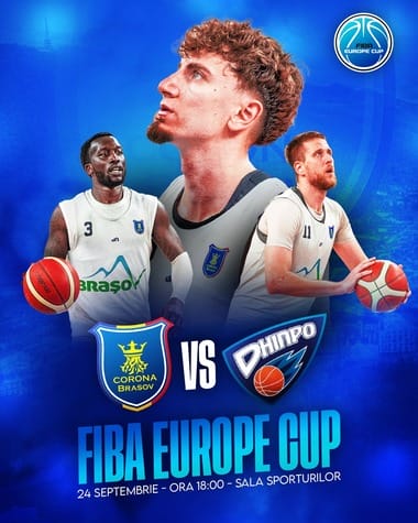 Știri de azi | Baschet masculin: Corona Braşov, victorie cu BC Dnipro în preliminariile FIBA Europe Cup - Știri de azi | 
