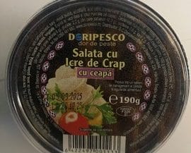 Știri de azi | Lot de salată cu icre de crap, retras de la vânzare din cauza riscului de infectare cu Listeria monocytogenes - Știri de azi | 