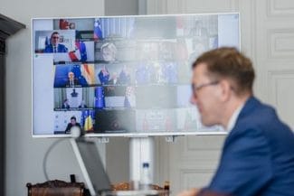 kristen-michal-estoniajpg - Știri de azi Știri de azi | Estonia activează articolului 4 din Tratatul NATO în legătură cu incidentul avioanelor de vânătoare ruseşti. The Guardian: Reacţie interesantă din partea ministrului apărării din Lituania - Știri de azi |