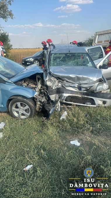 Știri de azi | UPDATE – Accident pe DN 1 A, în judeţul Dâmboviţa – Şapte persoane sunt transportate la spital - Știri de azi | 