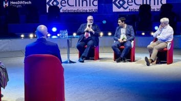 Știri de azi | ICI București HealthTech Forum 2025: Digitalizarea sănătății | Adrian-Victor Vevera, director ICI București, vorbind la HealthTech Forum despre digitalizarea sistemului medical din România