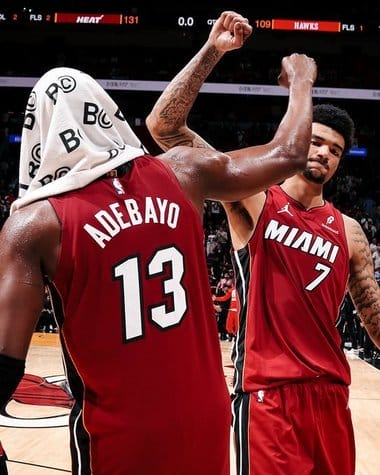adebayojpg - Știri de azi Știri de azi | Căpitanul echipei Miami Heat, „sprijin total” faţă de Terry Rozier, suspectat că ar fi contribuit la pariuri trucate în NBA - Știri de azi |