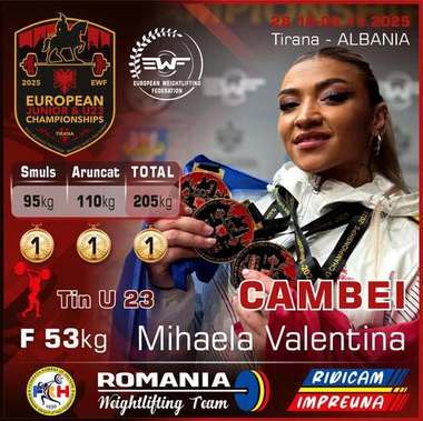 cambeijpg - Știri de azi Știri de azi | Mihaela Cambei este triplă campioană europeană de tineret U23, la categoria 53 kg - Știri de azi |