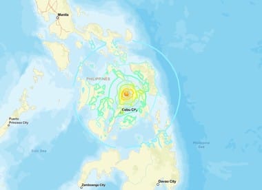 Știri de azi | Cinci morţi după ce un cutremur puternic a lovit centrul Filipinelor. Curentul electric a fost întrerupt, clădirile şi drumurile au fost avariate, în timp ce echipele de salvare caută victime - Știri de azi | 