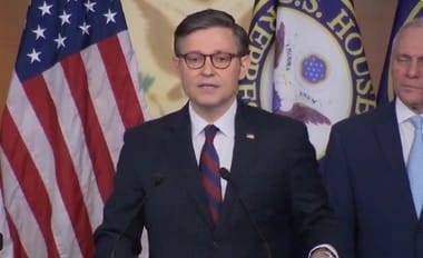 mike-johnson-capturajpg - Știri de azi Știri de azi | Liderul republican al Camerei Reprezentanţilor nu vede nicio posibilitate pentru un al treilea mandat al lui Trump - Știri de azi |