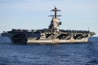 uss-gerald-r-ford-afpjpg - Știri de azi Știri de azi | SUA trimit portavionul USS Gerald R. Ford în sprijinul unor operaţiuni pe care le prezintă drept o luptă împotriva traficului de droguri în America Latină - Știri de azi |