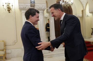 2025-11-05-9811jpg - Știri de azi Știri de azi | NATO-Industry Forum – Nicuşor Dan: Ameninţările cu care ne confruntăm ne amintesc că pacea şi securitatea nu sunt garantate / Reînarmarea nu este o alegere, este o necesitate / Rutte: Ameninţarea rusă nu se încheie odată cu terminarea războiului- VIDEO - Știri de azi |