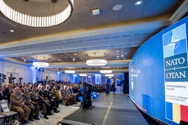 4-nato-industry-forum-2025-foto-laurentiu-turoi-nato-industry-forum-2025jpg - Știri de azi Știri de azi | Ionuţ Moşteanu a discutat cu adjunctul Secretarului General al NATO despre consolidarea industriei de apărare pe Flancul Estic - Știri de azi |